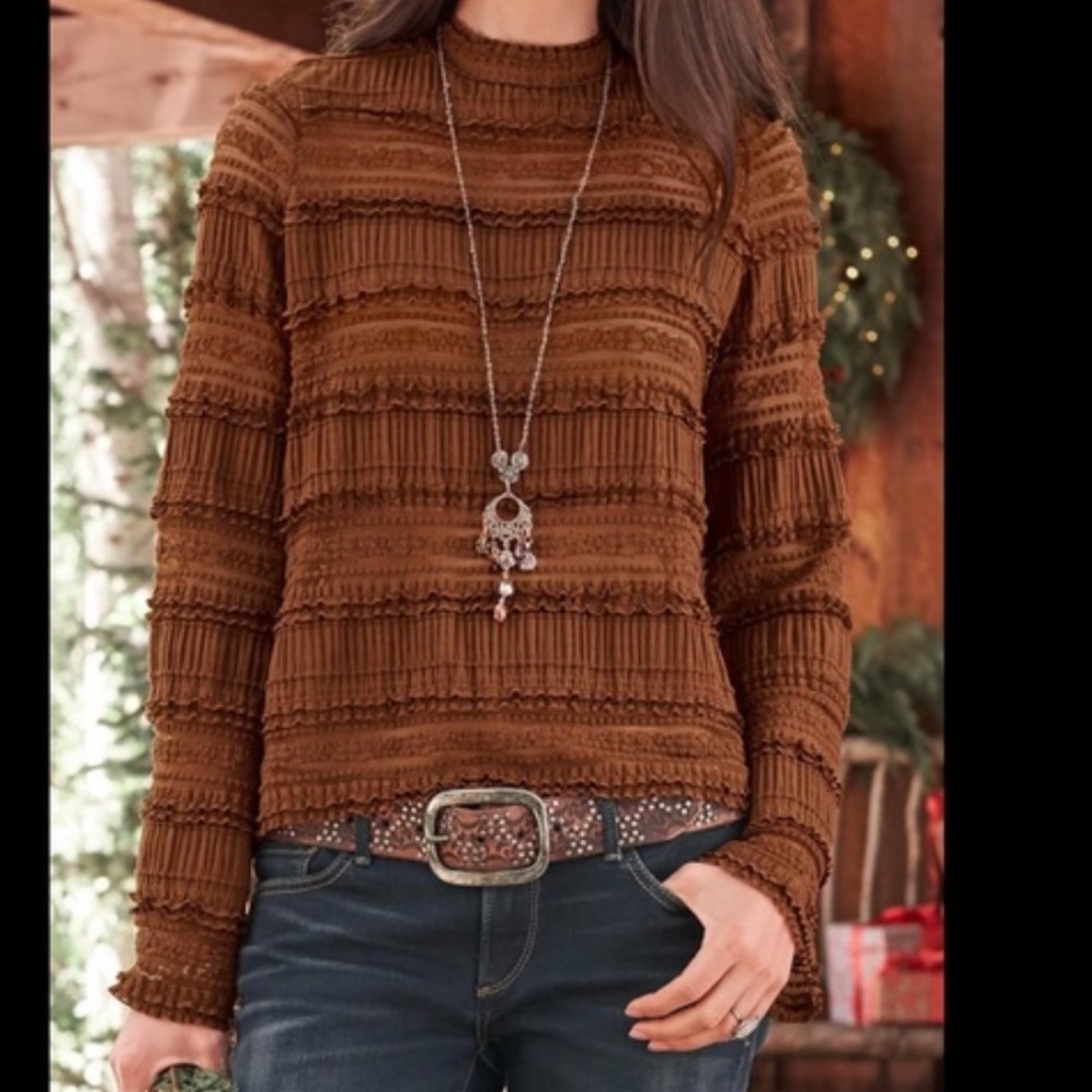 by Timo Lace Belle Sleeve
Boho Top